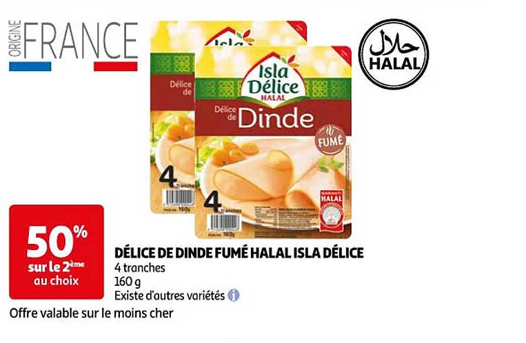 Délice De Dinde Fumé Halal Isla Délice