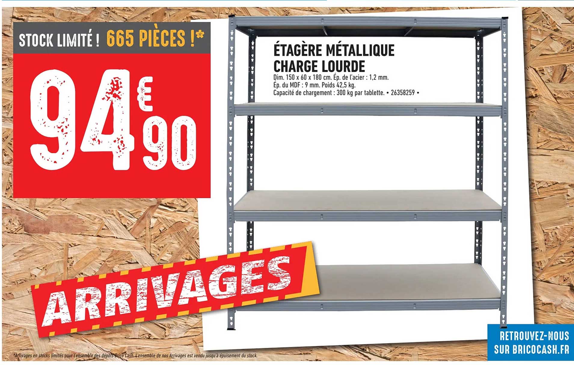 étagère métallique charge lourde