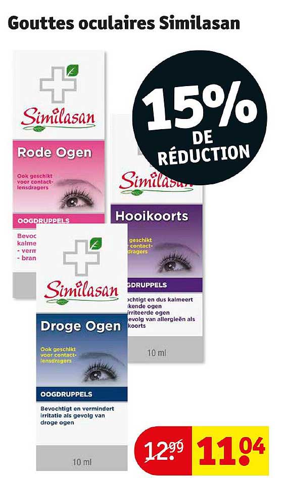 gouttes oculaires similasan
