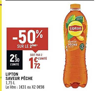 Lipton Saveur Pêche
