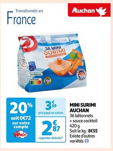 Mini Surimi Auchan