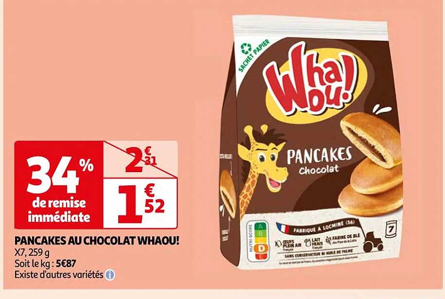 Pancakes Au Chocolat Whaou!
