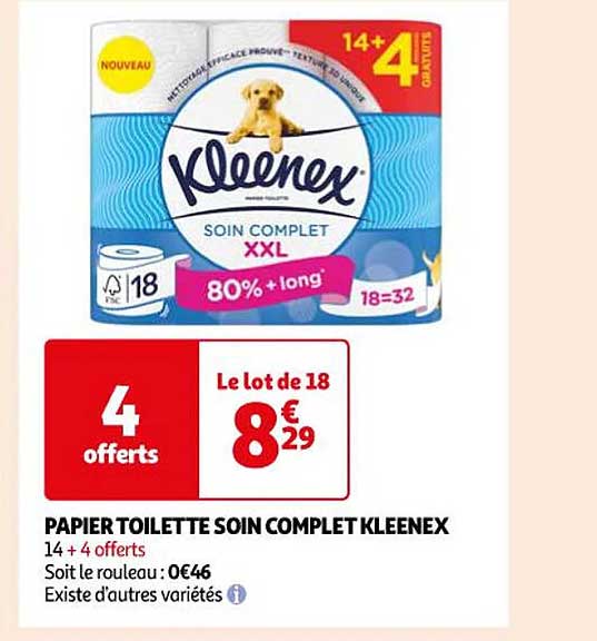 Papier Toilette Soin Complet Kleenex