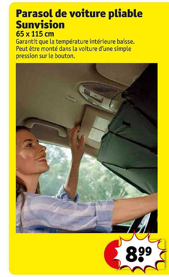 Parasol De Voiture Pliable Sunvision