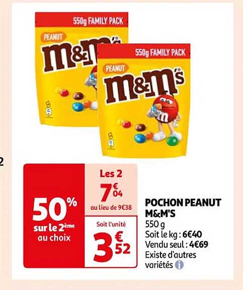 Pochon Peanut M&m's