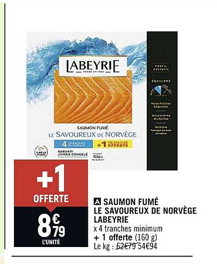 Saumon Fumé Le Savoureux De Norvège Labeyrie