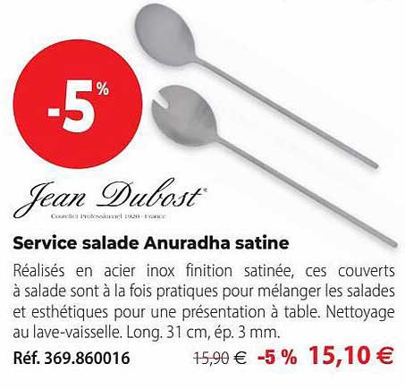 service salade anuradha satine jean dubost