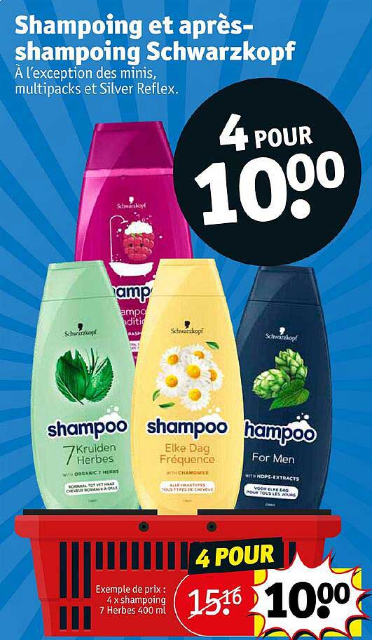 shampoing et après-shampoing schwarzkopf