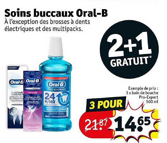 soins buccaux oral-b