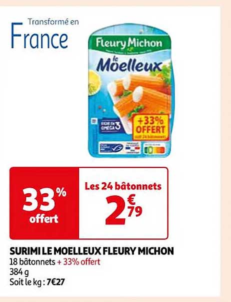 surimi le moelleux fleury michon