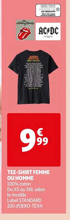 tee-shirt femme ou homme