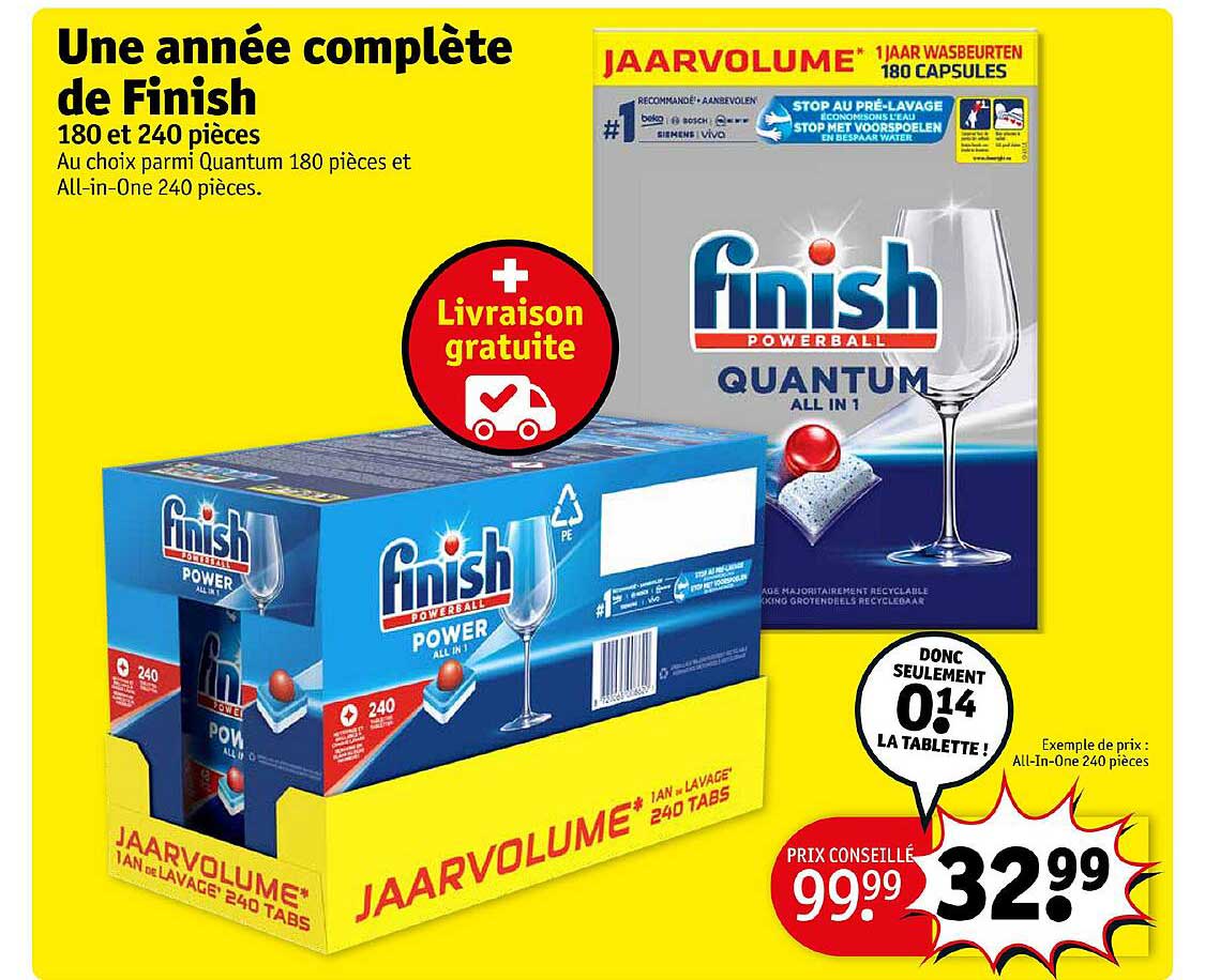 une année complète de finish