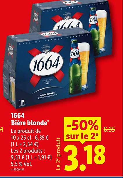 1664 Bière blonde