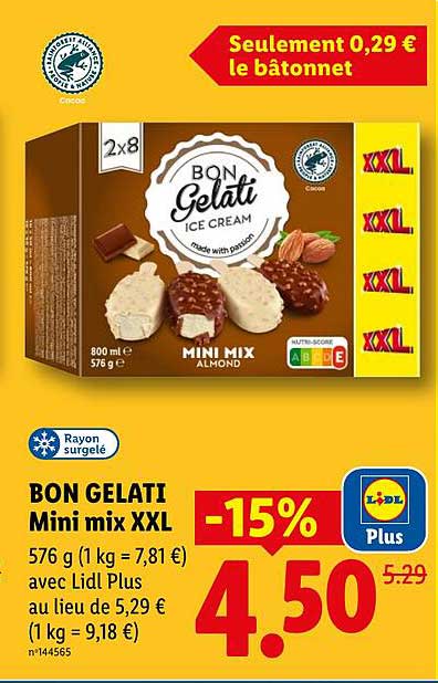 BON GELATI Mini mix XXL