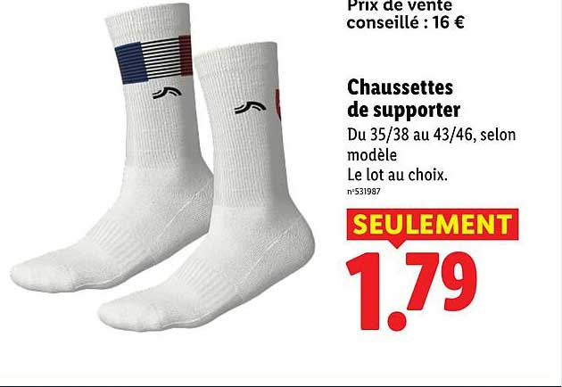 Chaussettes de supporter