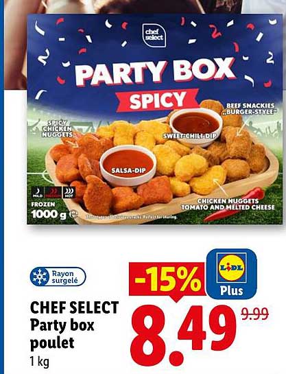 CHEF SELECT Party box poulet