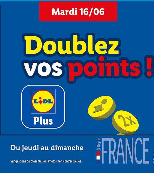 Doublez vos points !