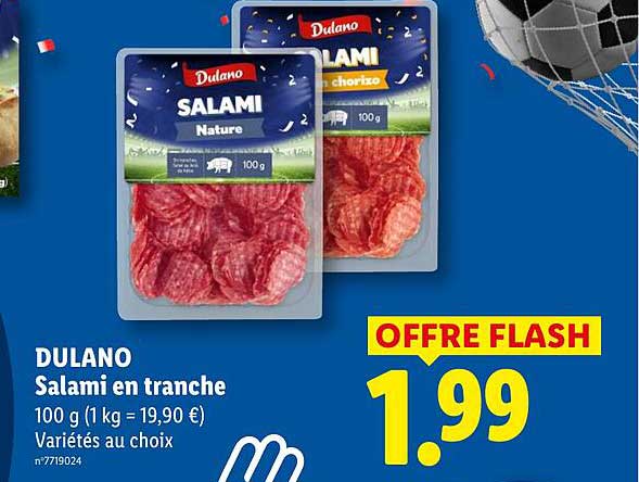 DULANO Salami en tranche