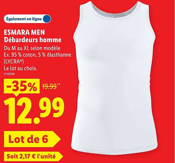 ESMARA MEN Débardeurs homme