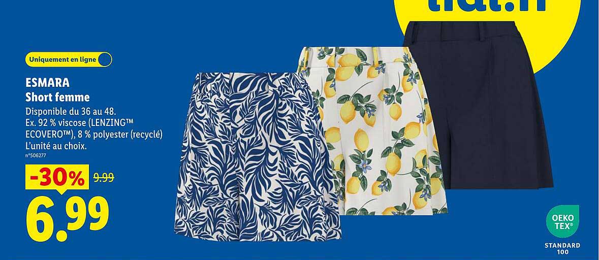ESMARA Short femme