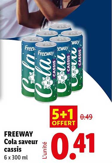 Freeway Cola saveur cassis