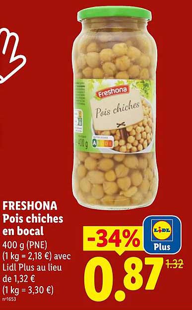 FRESHONA Pois chiches