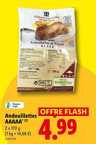 Gilbert Lemelle Andouillettes de Troyes
