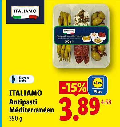ITALIAMO Antipasti Méditerranéen