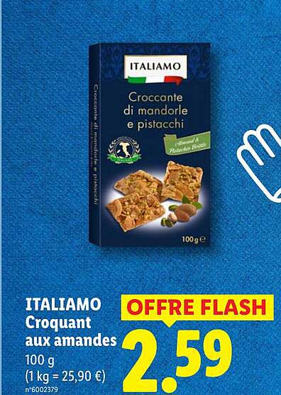 ITALIAMO Croquant aux amandes