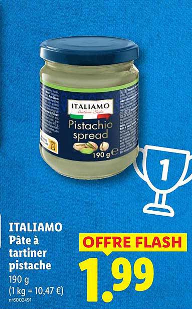 ITALIAMO Pâte à tartiner pistache