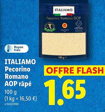 ITALIAMO Pecorino Romano AOP râpé