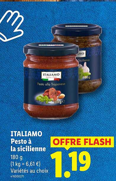 ITALIAMO Pesto à la sicilienne