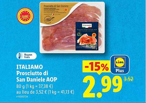 ITALIAMO Prosciutto di San Daniele AOP