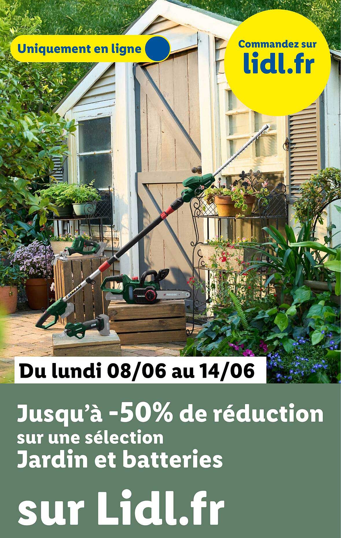 Jardin et batteries