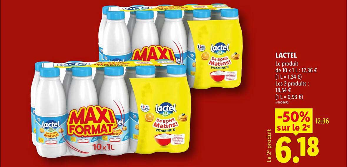 Lactel De Bons Matins! Vitamine D