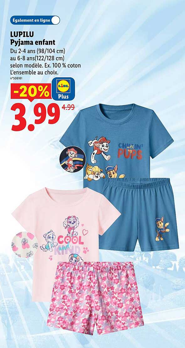 LUPILU Pyjama enfant