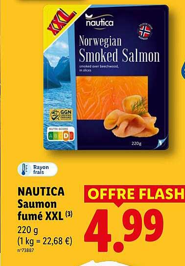 NAUTICA Saumon fumé XXL