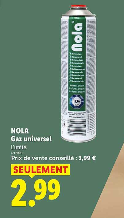 NOLA Gaz universel