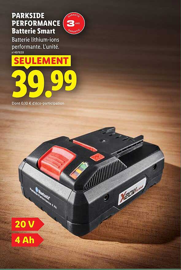 PARKSIDE PERFORMANCE Batterie Smart