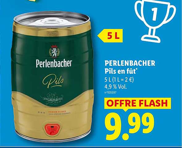 Perlenbacher Pils en fût