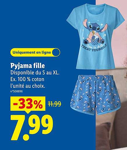 Pyjama fille