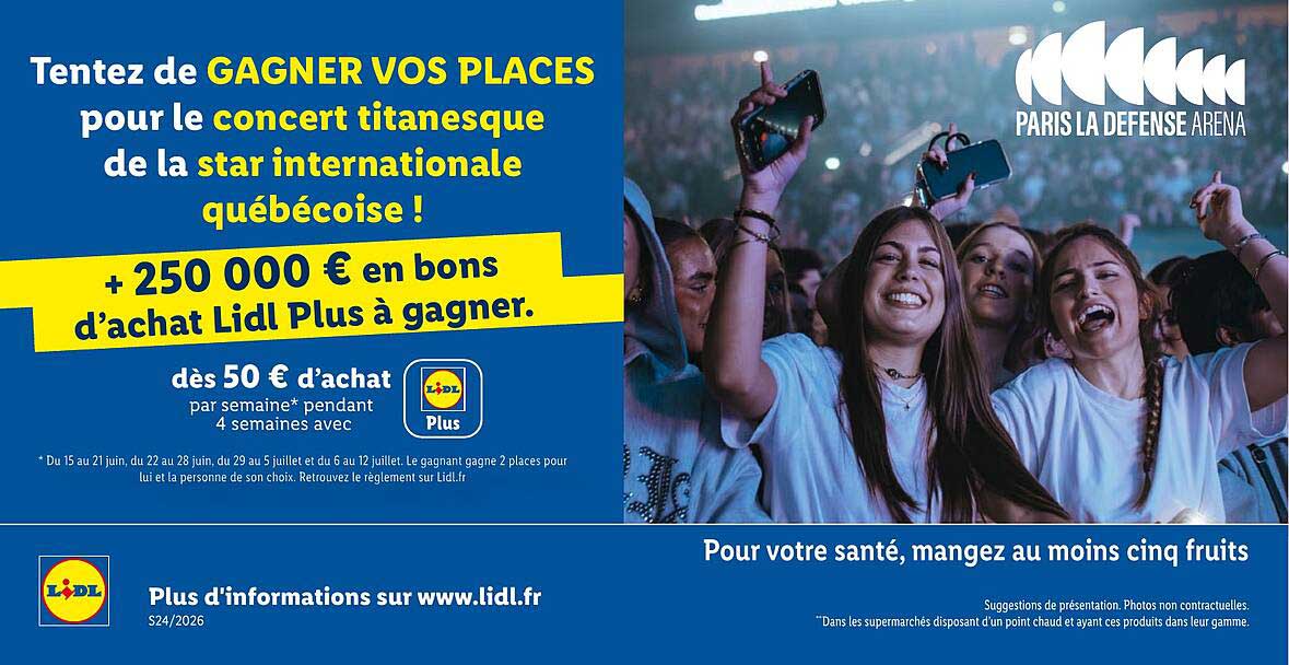 Tentez de GAGNER VOS PLACES