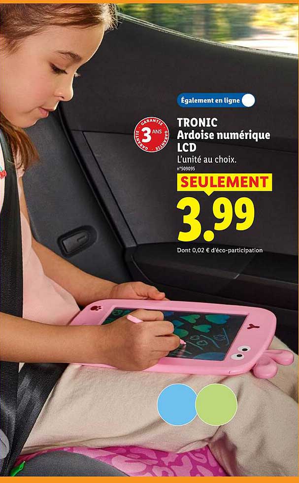 TRONIC Ardoise numérique LCD