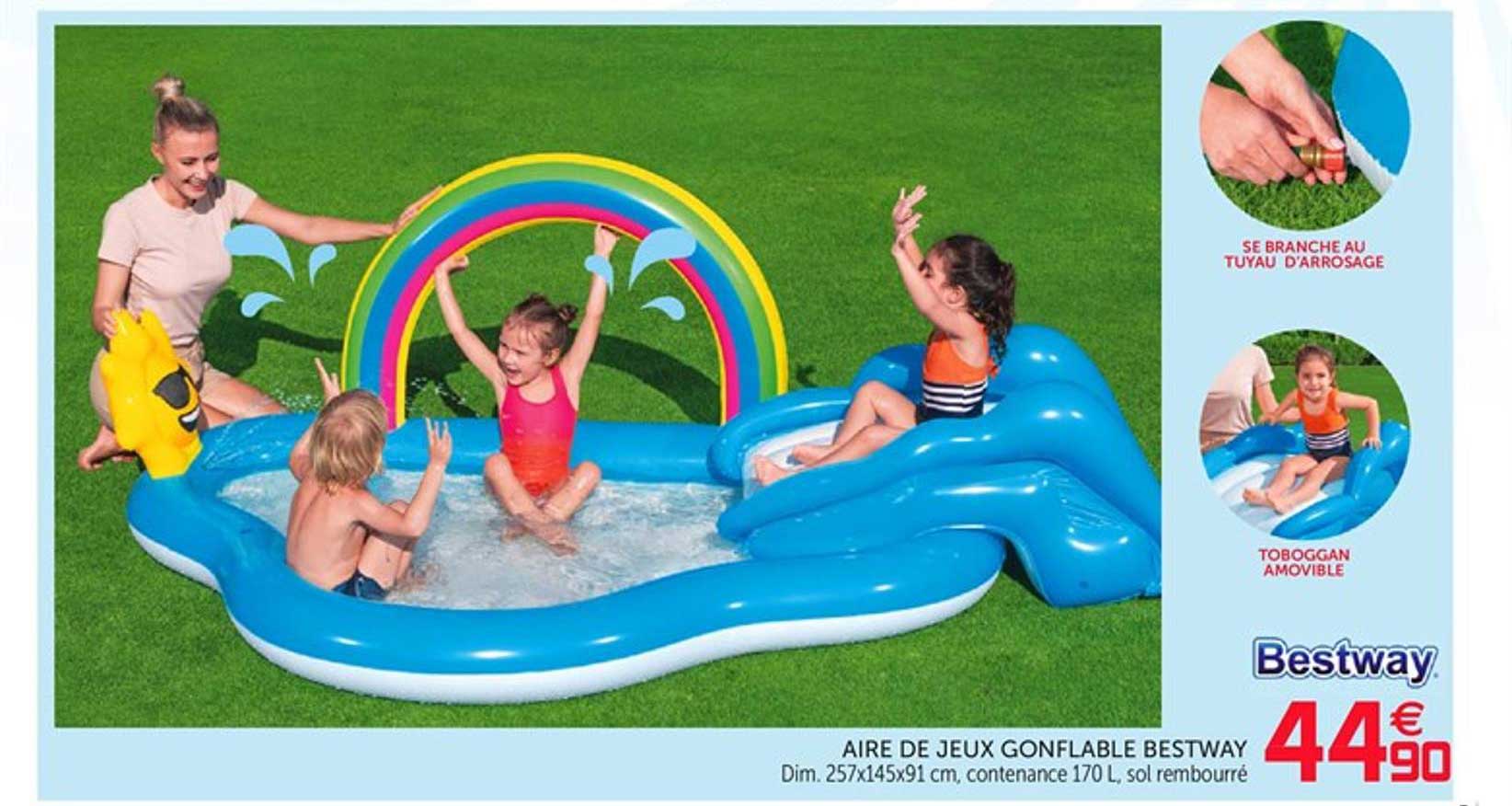 aire de jeux gonflable bestway