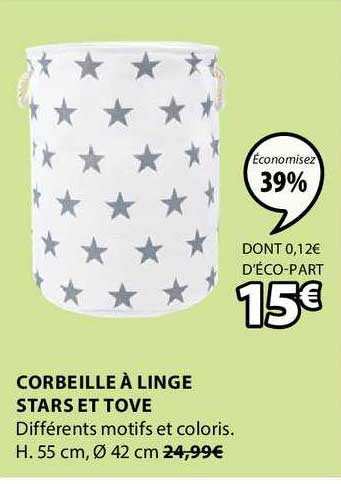corbeille à linge stars et tove