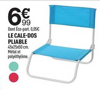 le cale dos pliable