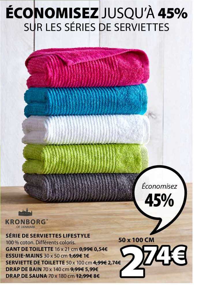 série de serviettes lifestyle