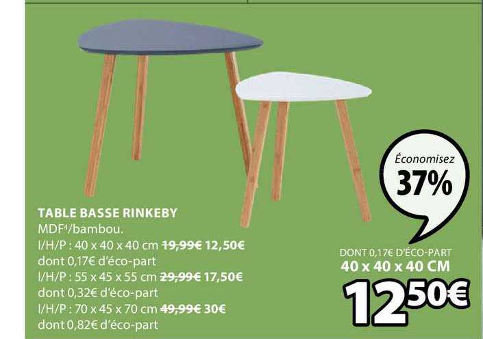 Table Basse Rinkeby
