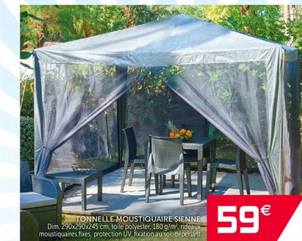 tonnelle moustiquaire sienne