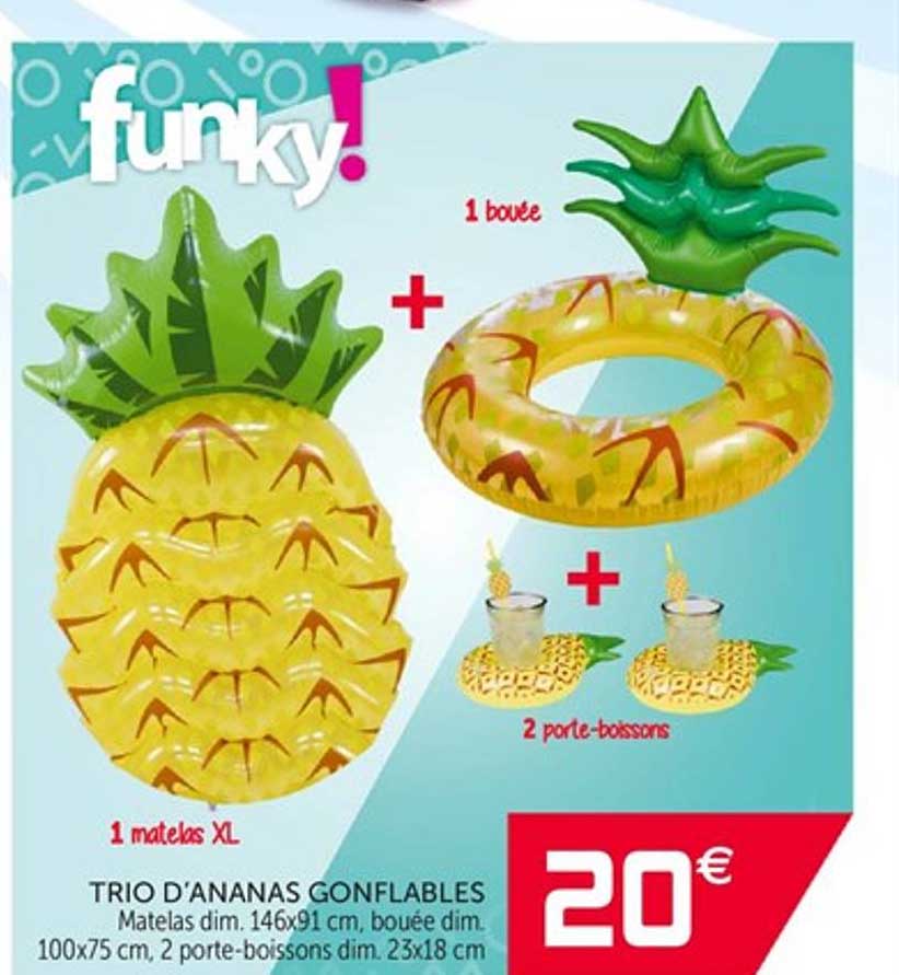 Trio D'ananas Gonflables